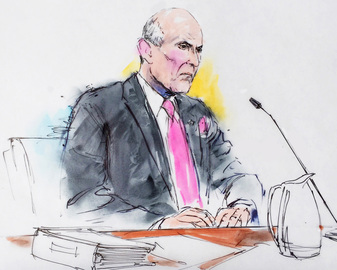 Ex Sheriff Of Los Angeles Lee Baca At His Corruption Arraignment