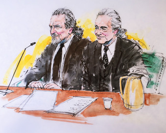 Led Zeppelin Members Robert Plant And Jimmy Page In Their Copyright Trial