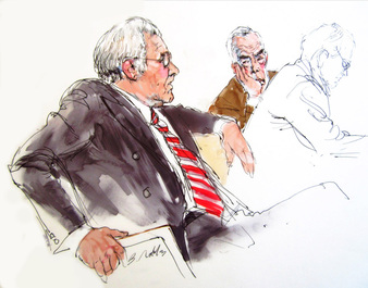 Lee Marvin Bored With Opposing Lawyer During His Palimony Trial
