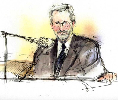 Steven Spielberg Testifies During His Family Kidnapping Plot Trial