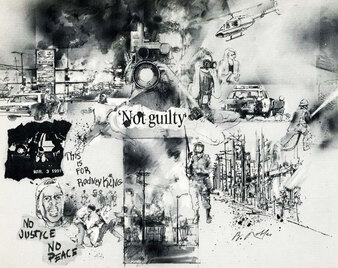 Los Angeles Press Club Rodney King Riots Cover